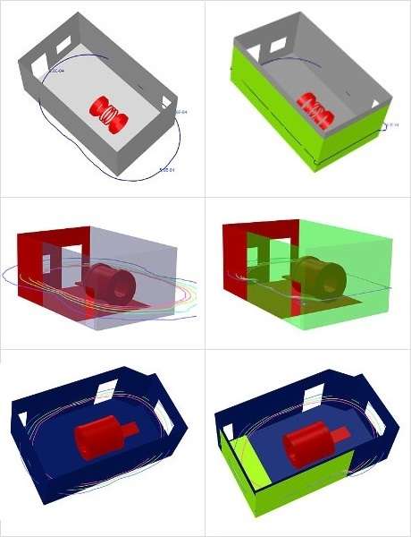 Magnetic shielding before and after